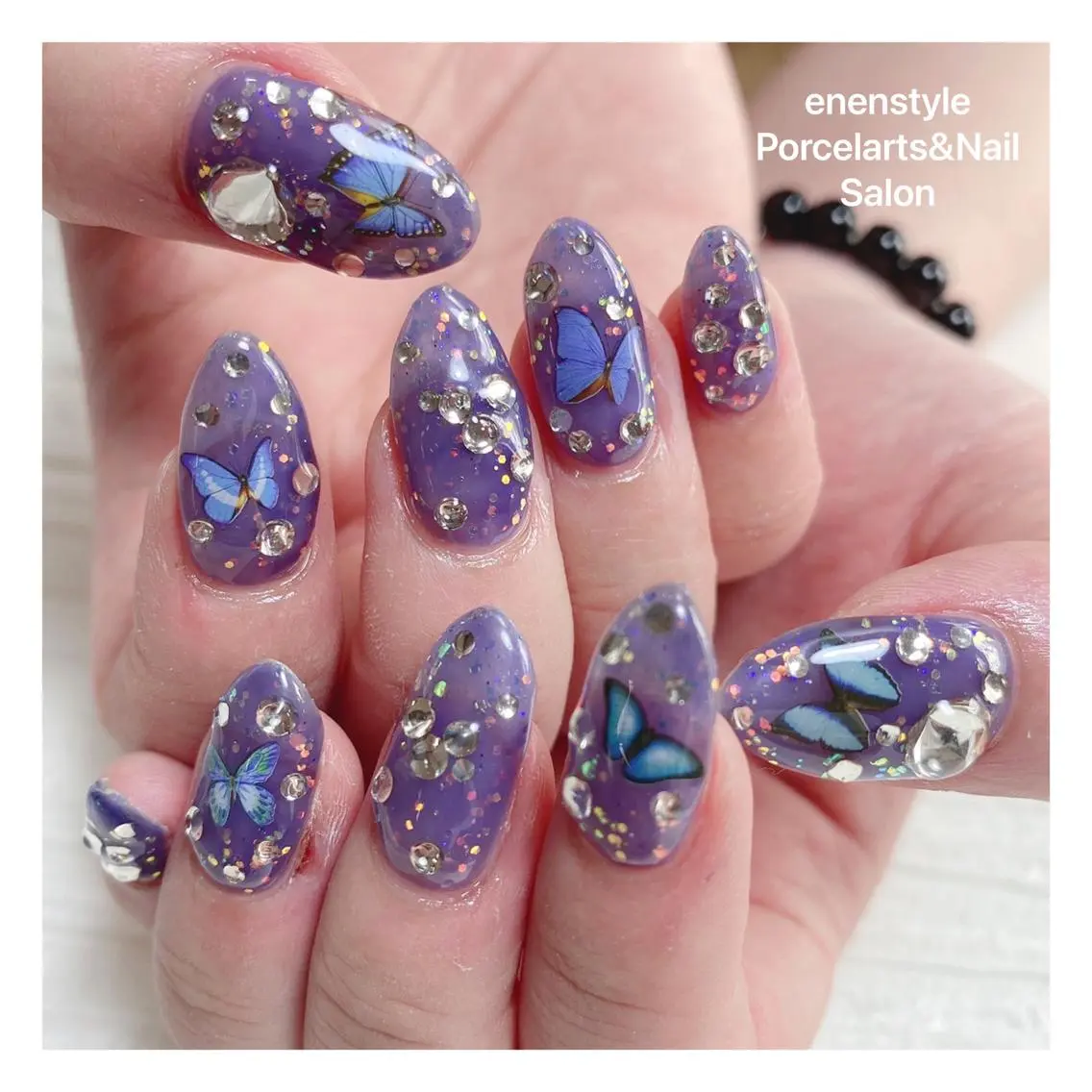 ミディアム ネイル 🐾enen style 🐾のネイルデザイン