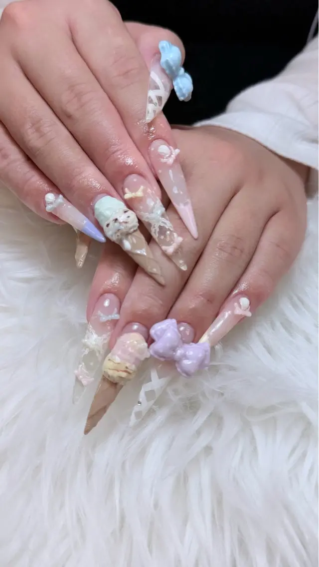ネイル ハンドネイル ハンドケア Anh Nail 歌舞伎町のネイルデザイン