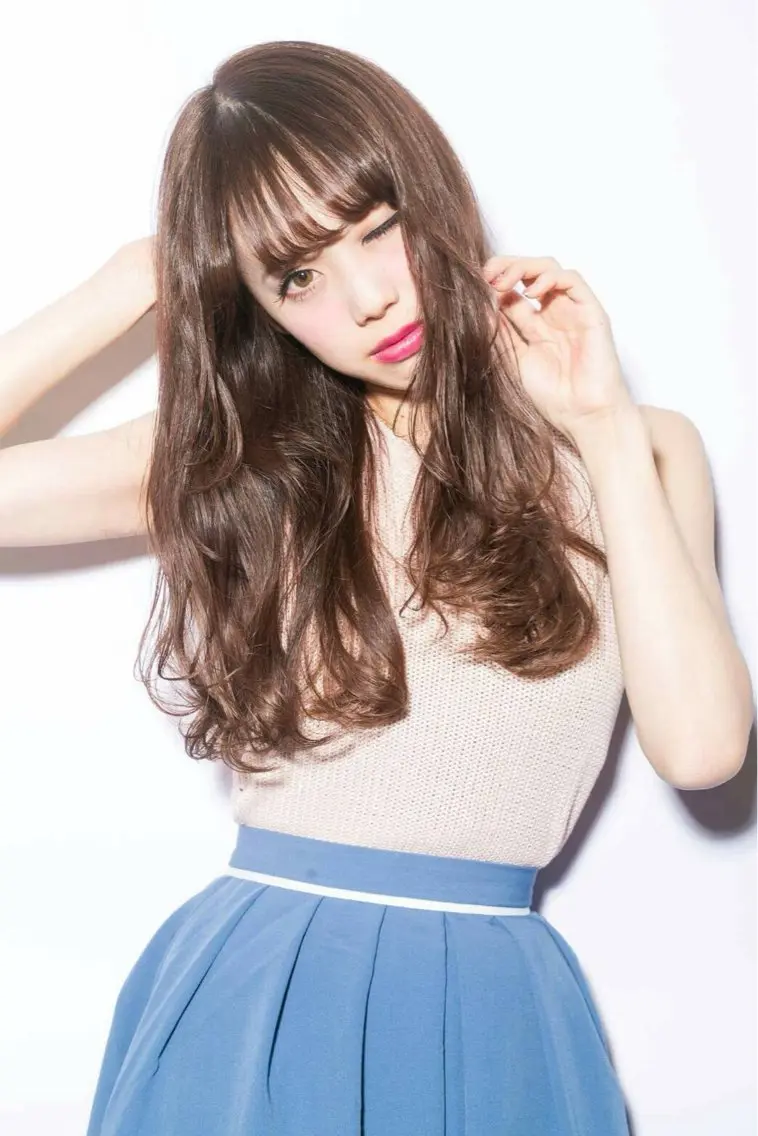 ロング ロング City/louwe 韓国レイヤーカットのヘアスタイル