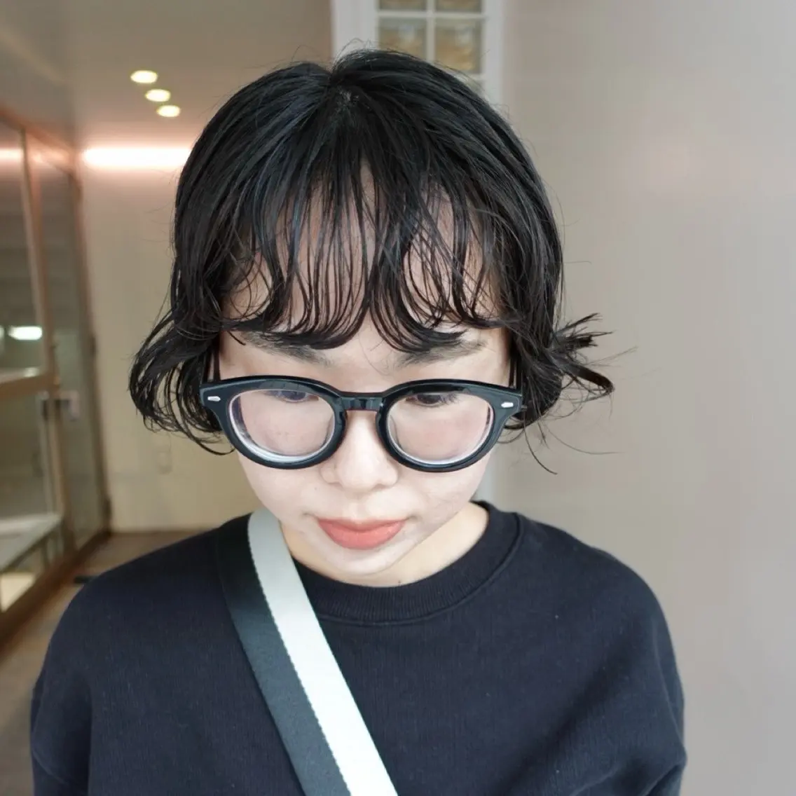 ショート パーマ ヘアアレンジ くせ毛 ニュアンスパーマ カット パーマ 🌐サトウ リョウ🌐のヘアスタイル