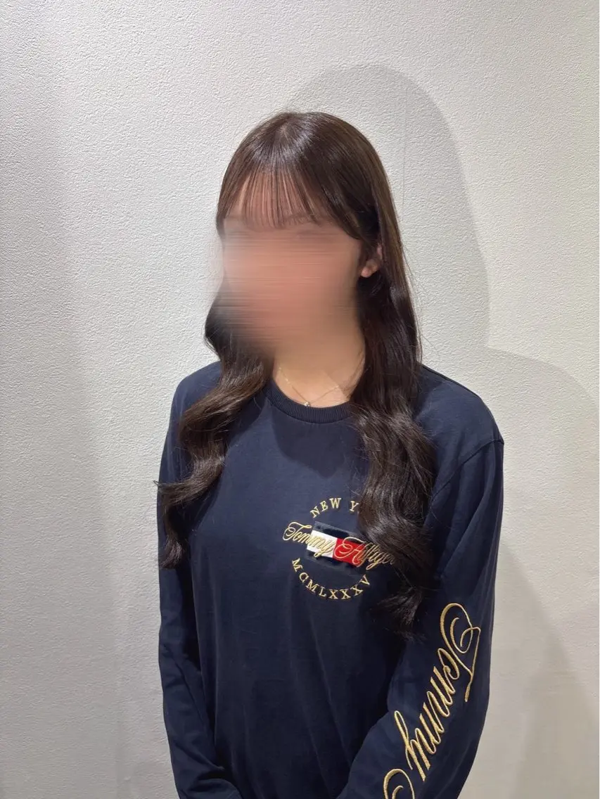 ロング カラー ブラウンカラー カット ヘアカラー 望月 憂嘉のヘアスタイル