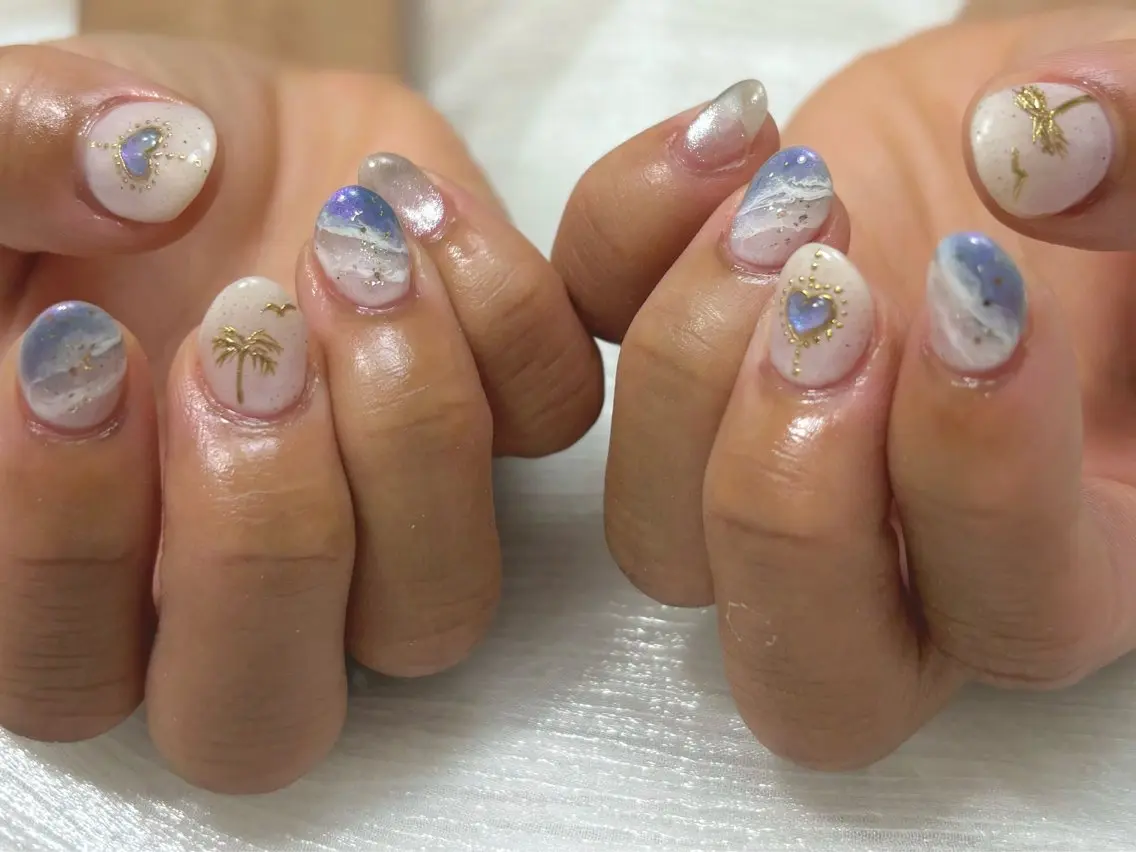 ネイル ハンドネイル yurina ☆のネイルデザイン