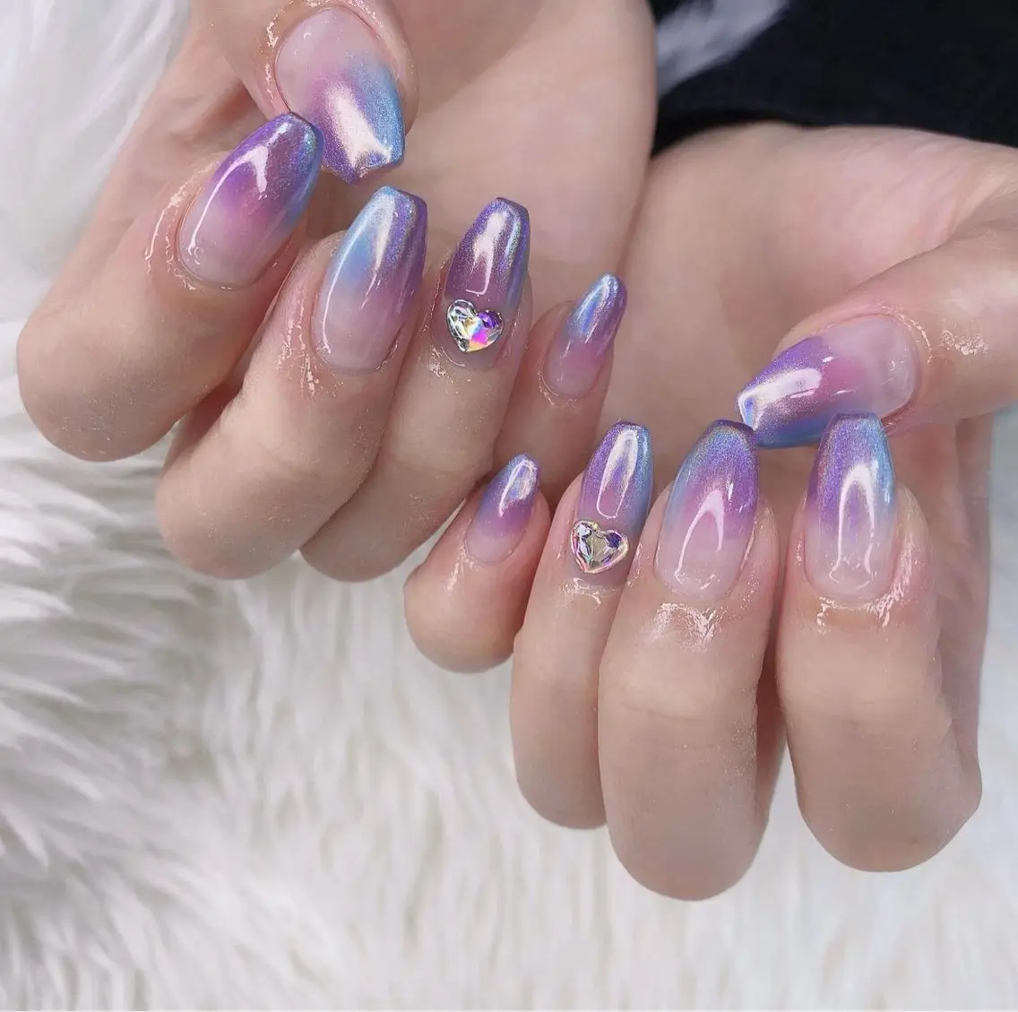 ネイル 渋谷 チップ長さ出し アプレgel-xのネイルデザイン