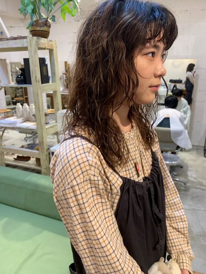 ミディアム パーマ 【takk】 ナカヤママサヨシのヘアスタイル