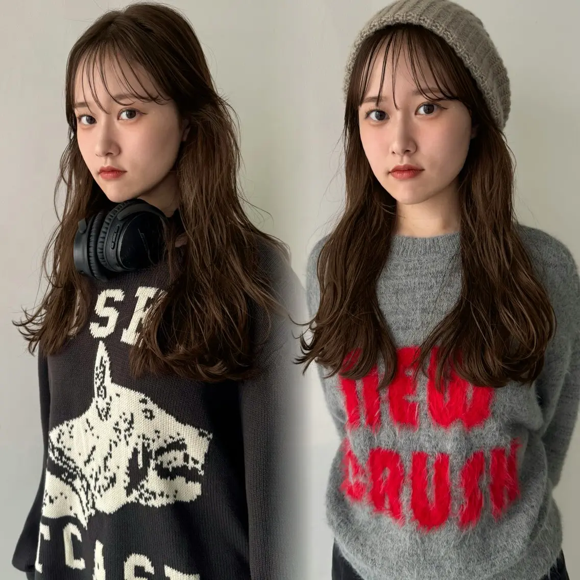 ロング カラー ブリーチ ダブルカラー インナーカラー ブリーチなしカラー ピンクカラー カット トリートメント YARD.長田 唯のヘアスタイル