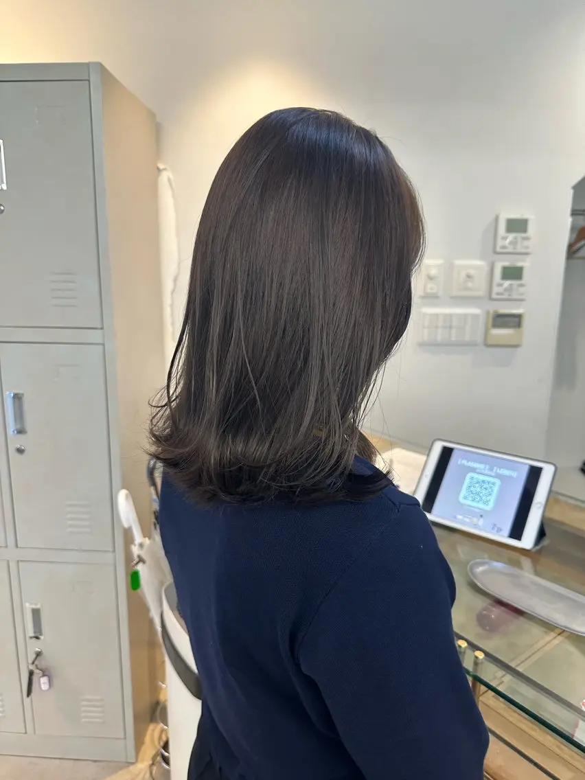 ミディアム fujita tomoeのヘアスタイル