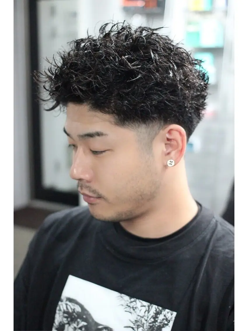 カット+ブッダパーマの写真