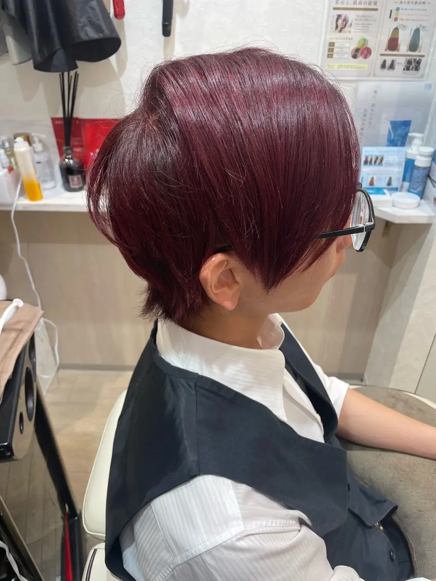 カラー メンズ 美谷添（ミヤゾエ） まどか大人ヘアサロンのヘアスタイル