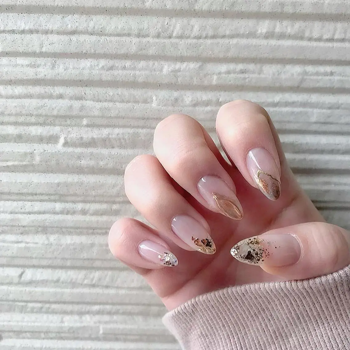 ネイル クリアネイル ニュアンスネイル Mnail mayuのネイルデザイン