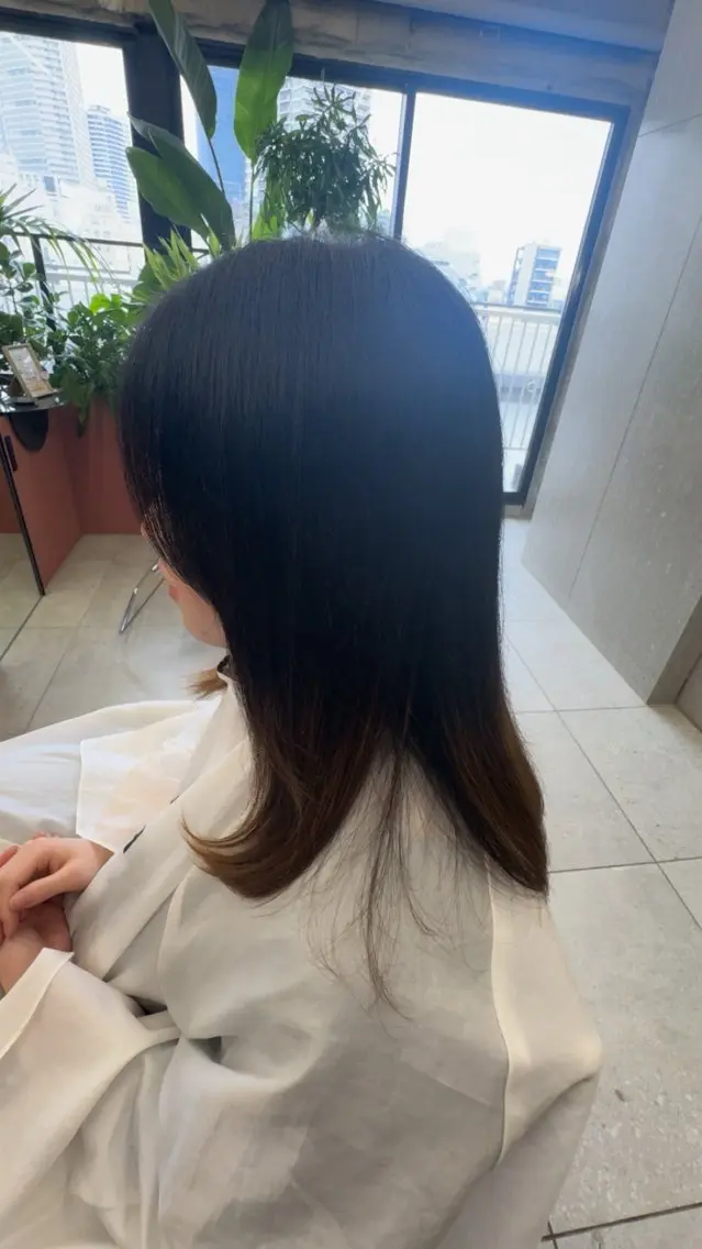 セミロング KYAR AHALF 🍀古屋のヘアスタイル