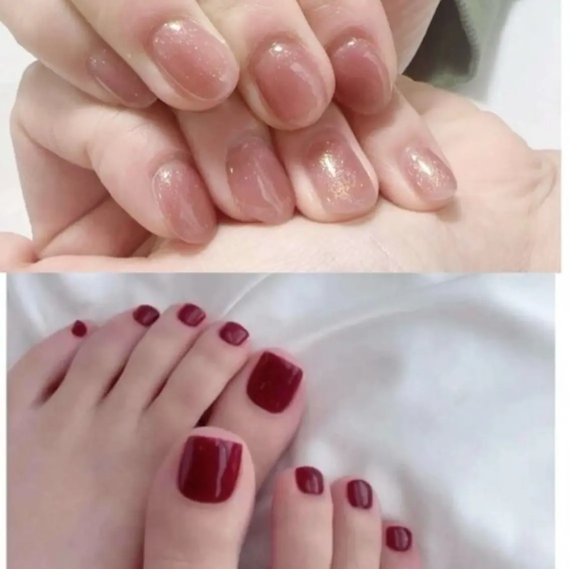 【ソフト&ハントセット】ワンカラーネイルの写真