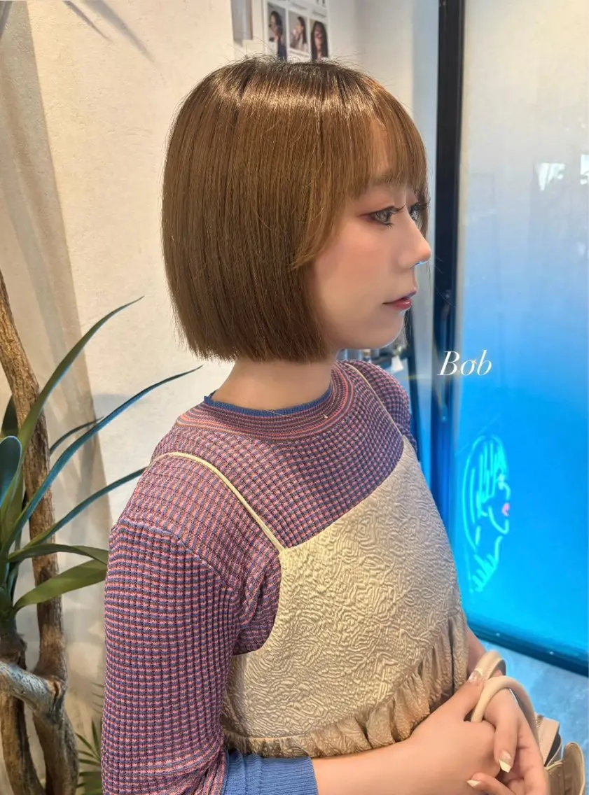 カラー カット ヘアカラー トリートメント KURUMI /艶カラー/レイヤーのヘアスタイル