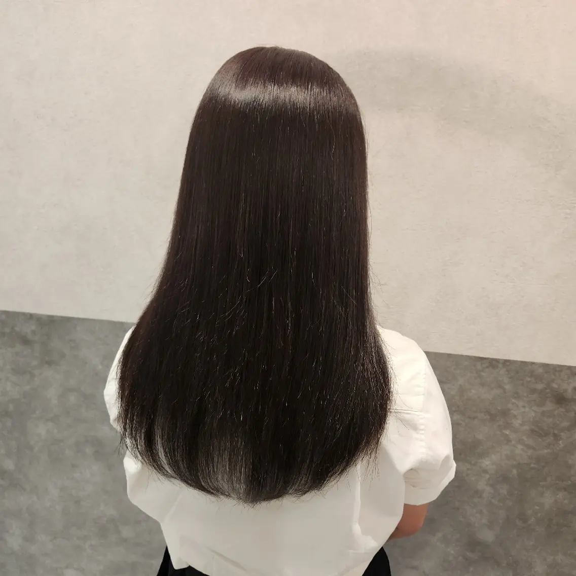 ロング パーマ 縮毛矯正 シールエクステ🎀 ホシノ🕒ユウカのヘアスタイル