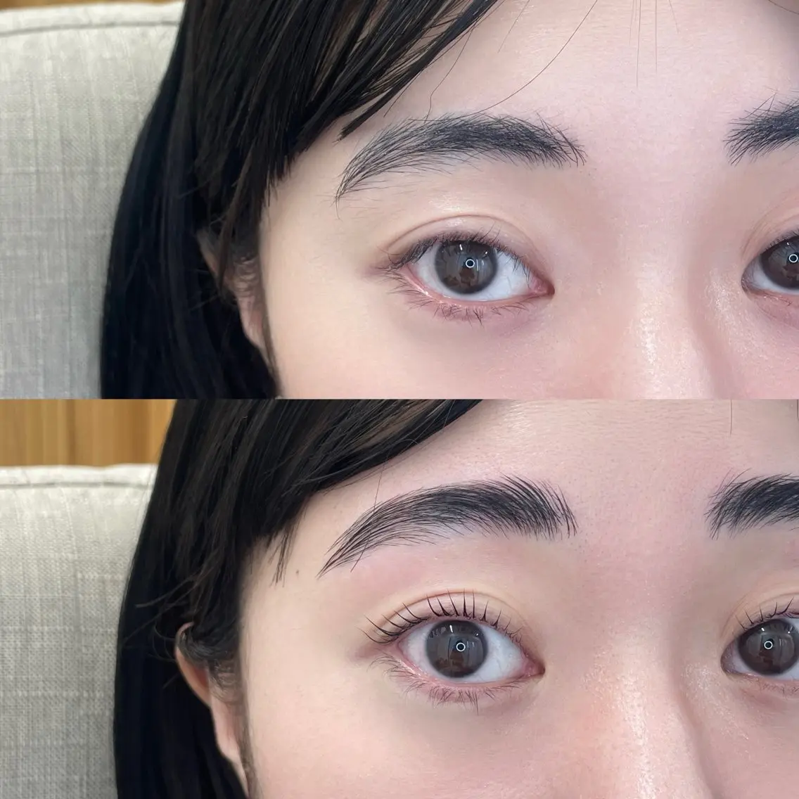 [平日限定]BROWSTYLING &LASHLIFT1 骨格になじむセット（眉WAX＋間引き＋眉メイク＋まつ毛パーマ）の写真