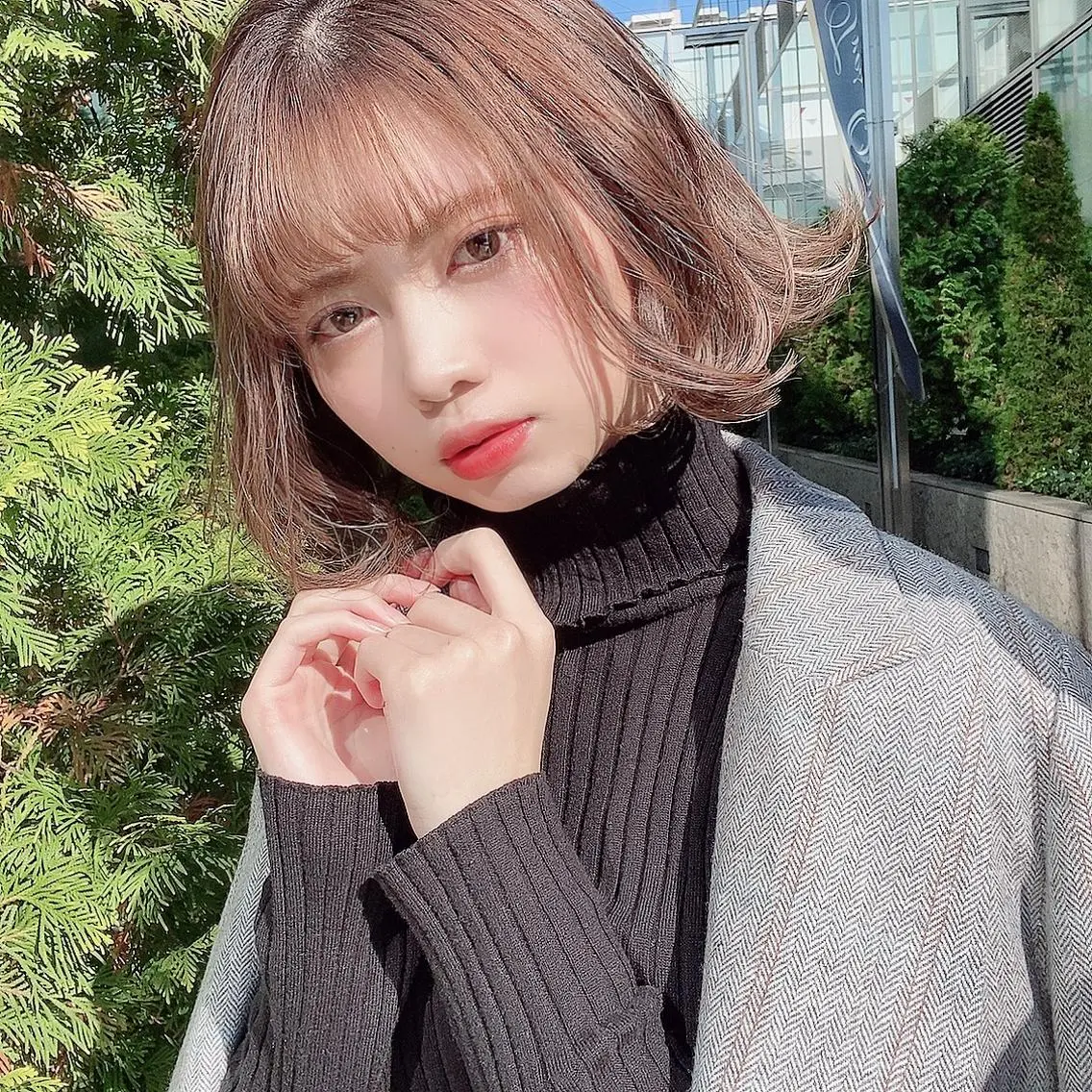 ミディアム カラー TELA HAIR 石岡♡aikaのヘアスタイル