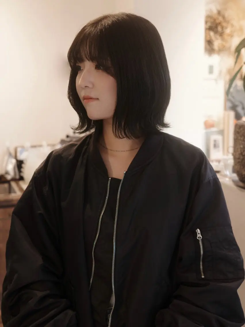 顔周りカットの写真