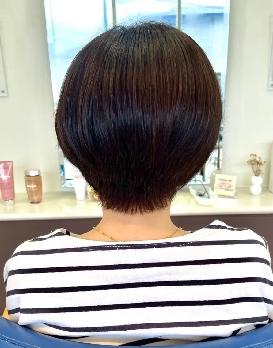 ショート ショートボブ ボブ ショートヘア attrice杉山 綾乃のヘアスタイル