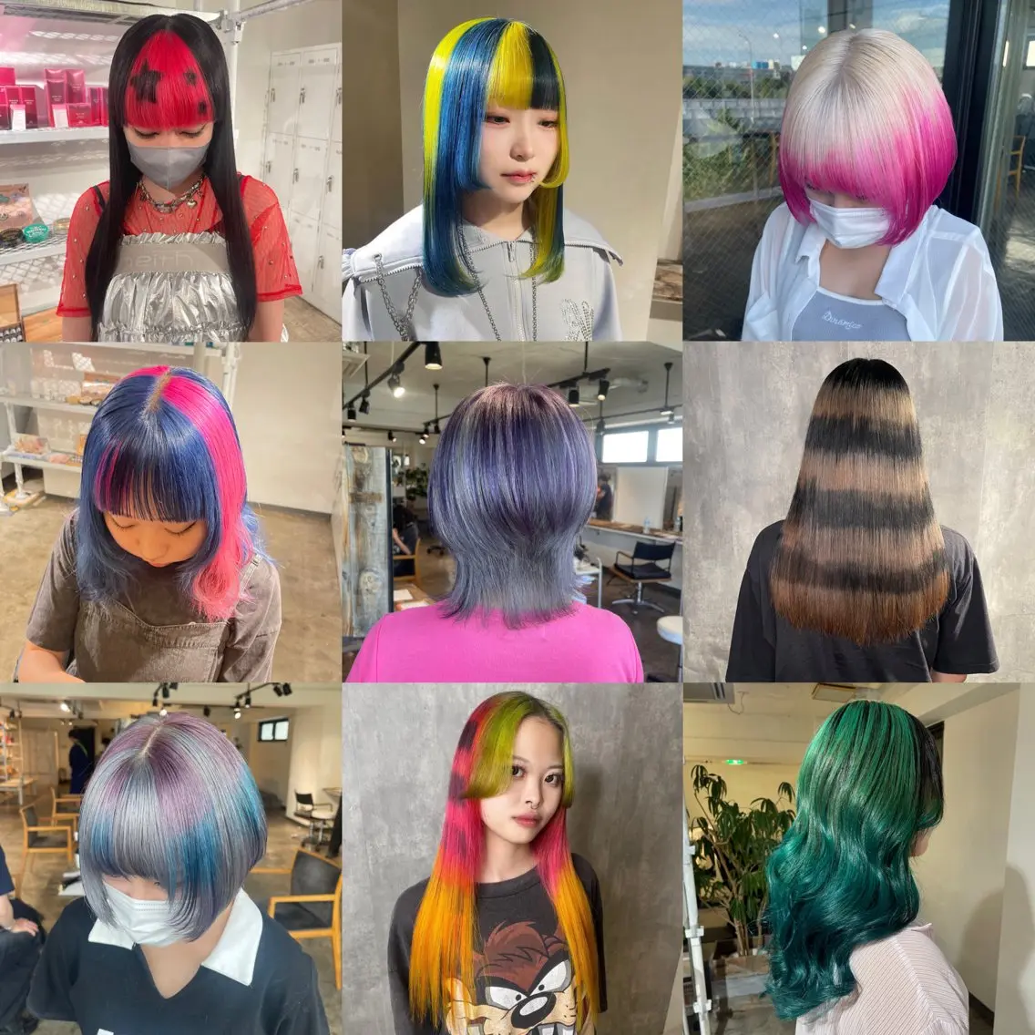ロング カラー ブリーチ デザインカラー ハイトーンカラー ムラ修正/ ハイトーン💖Riaのヘアスタイル