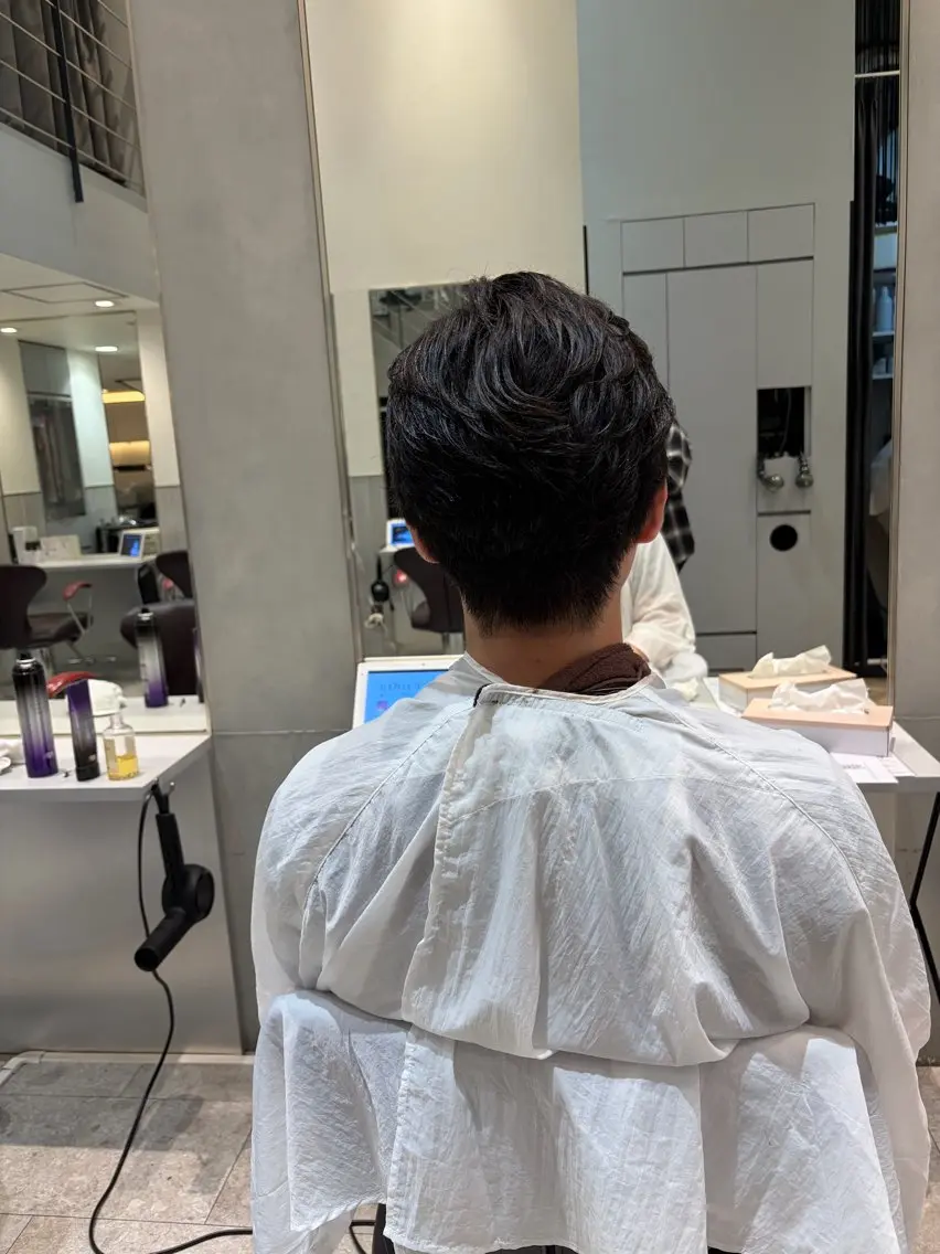 メンズ earth銀座 青山🩵のヘアスタイル