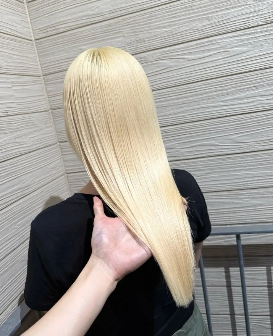 【人気No.1!!ご新規様限定⭐️】ブリーチ+カラー+高濃度トリートメント(リタッチも可)の写真