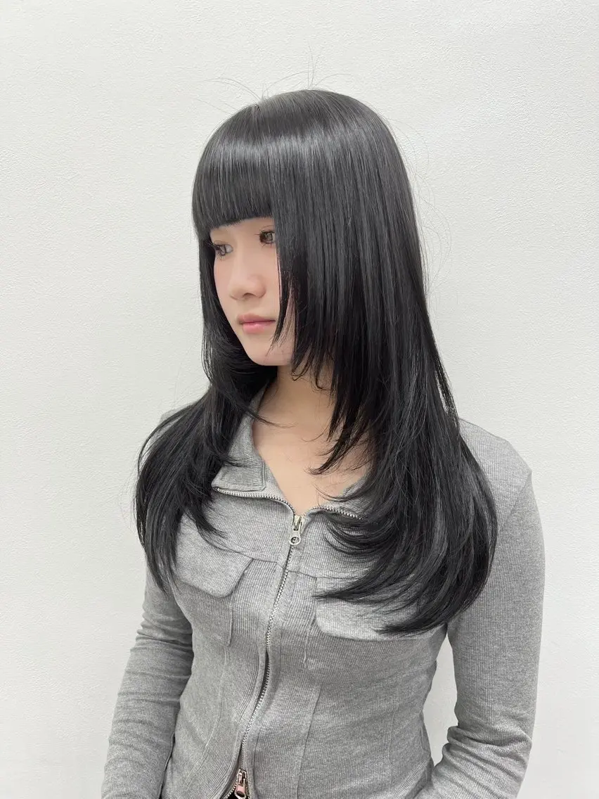 ロング カラー 上品＆韓国風 🥀海心🥀のヘアスタイル