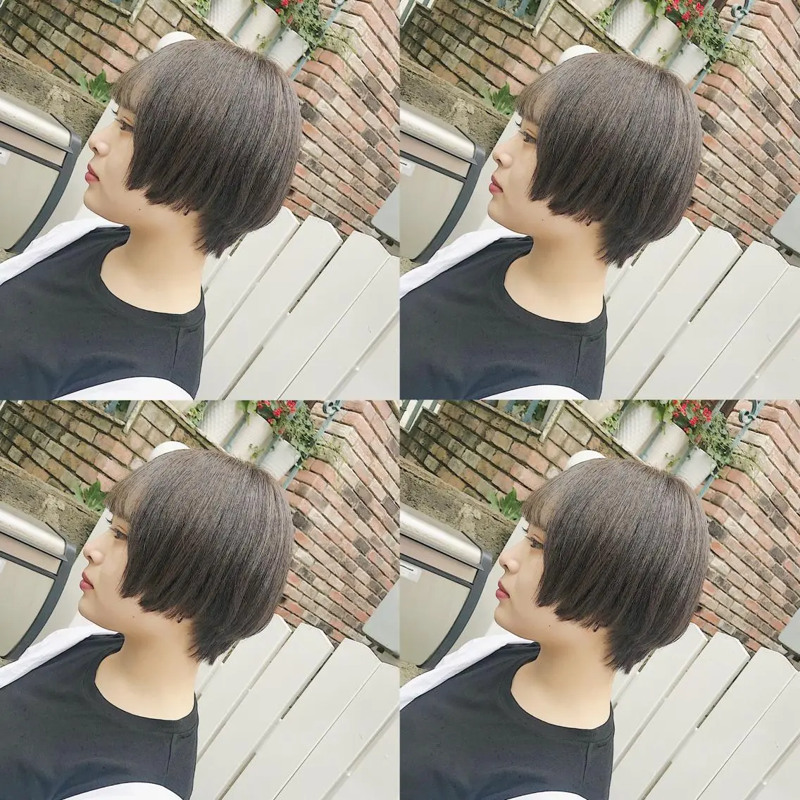 ショート カラー ヘアアレンジ カット ヘアカラー トリートメント TAKUMAブリーチ /切りっぱなし🪽のヘアスタイル