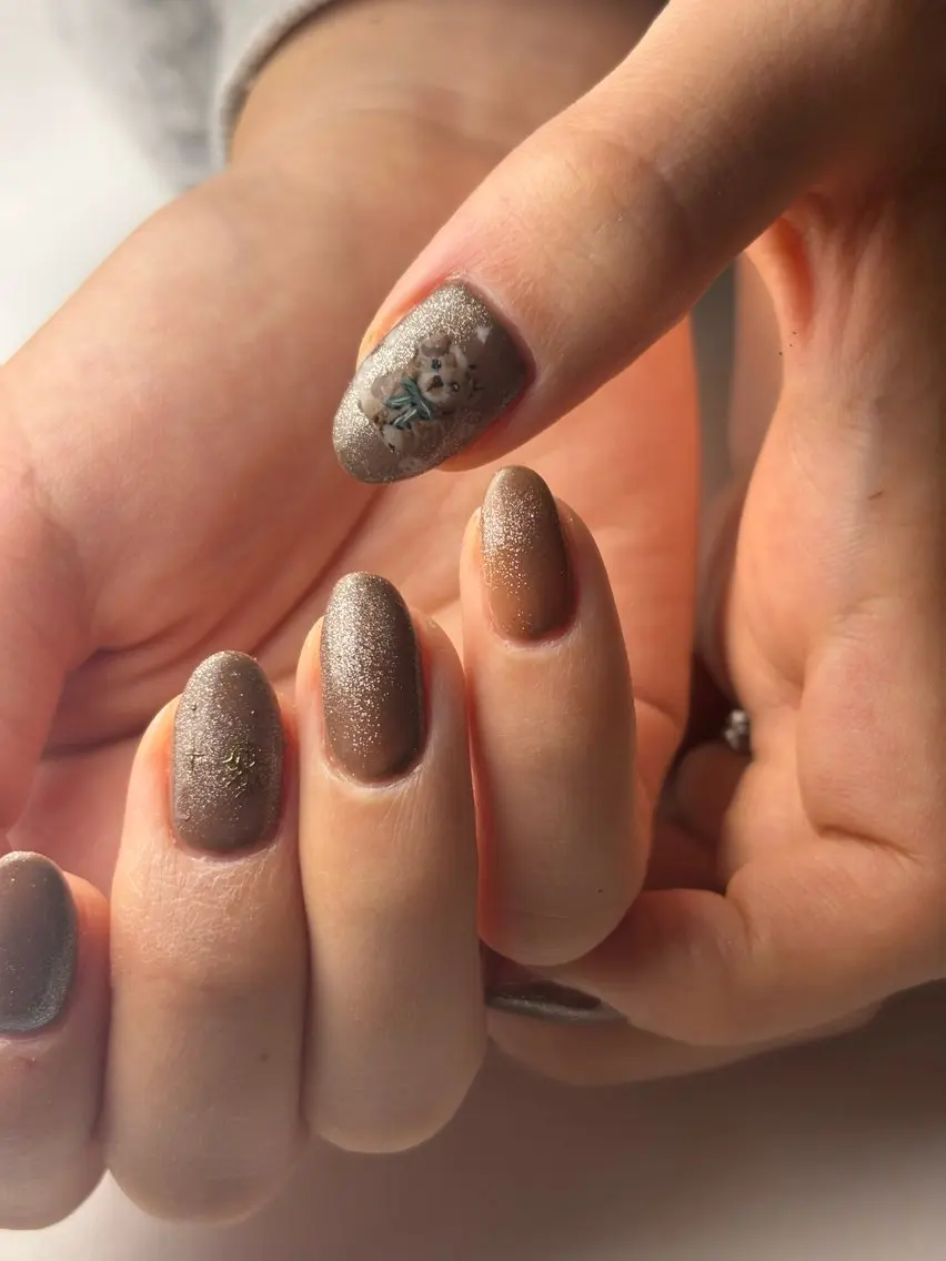 ネイル 手描き🌸ニュアンス monny nailのネイルデザイン