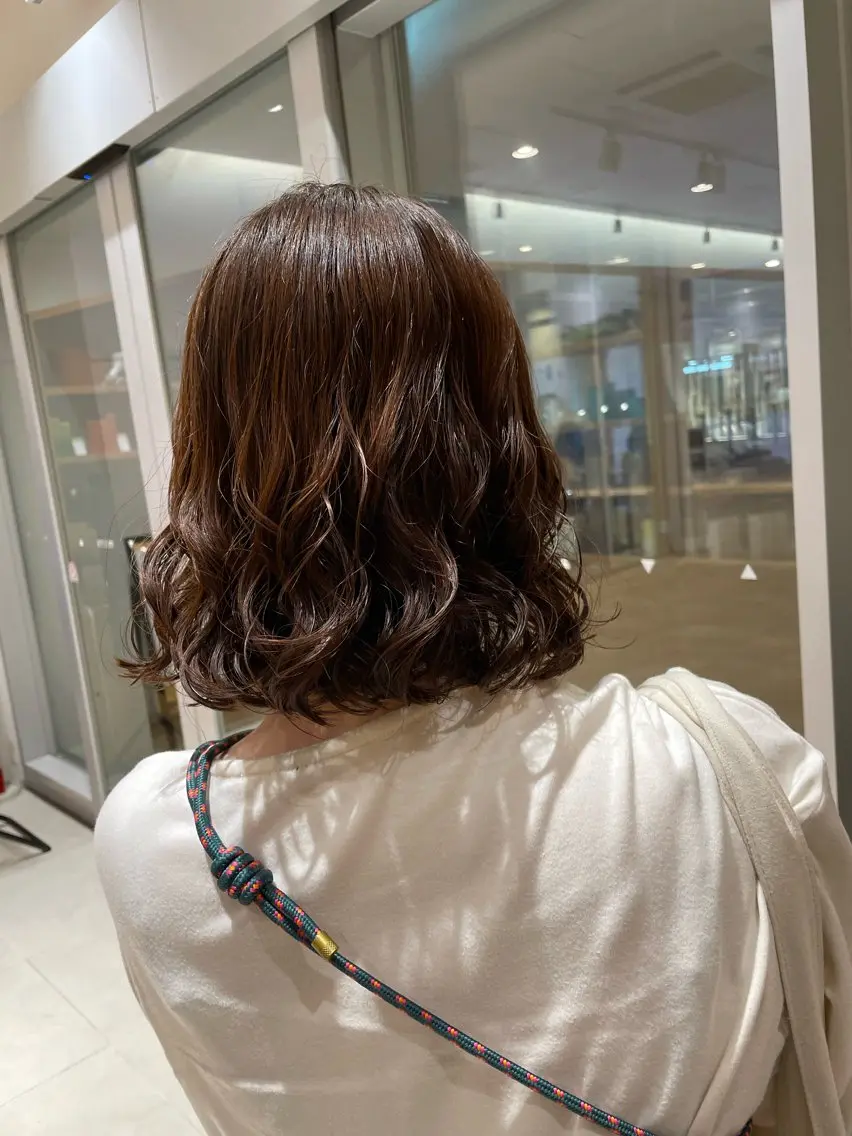 ショート パーマ ☁️ボブパーマ/ 咲良🪄のヘアスタイル