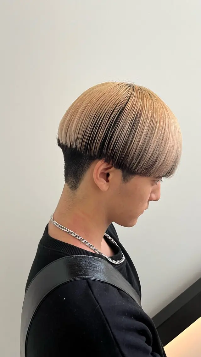 パーマ メンズ 縮毛矯正 メンズパーマ/ メッシュ📍ﾕﾘのヘアスタイル
