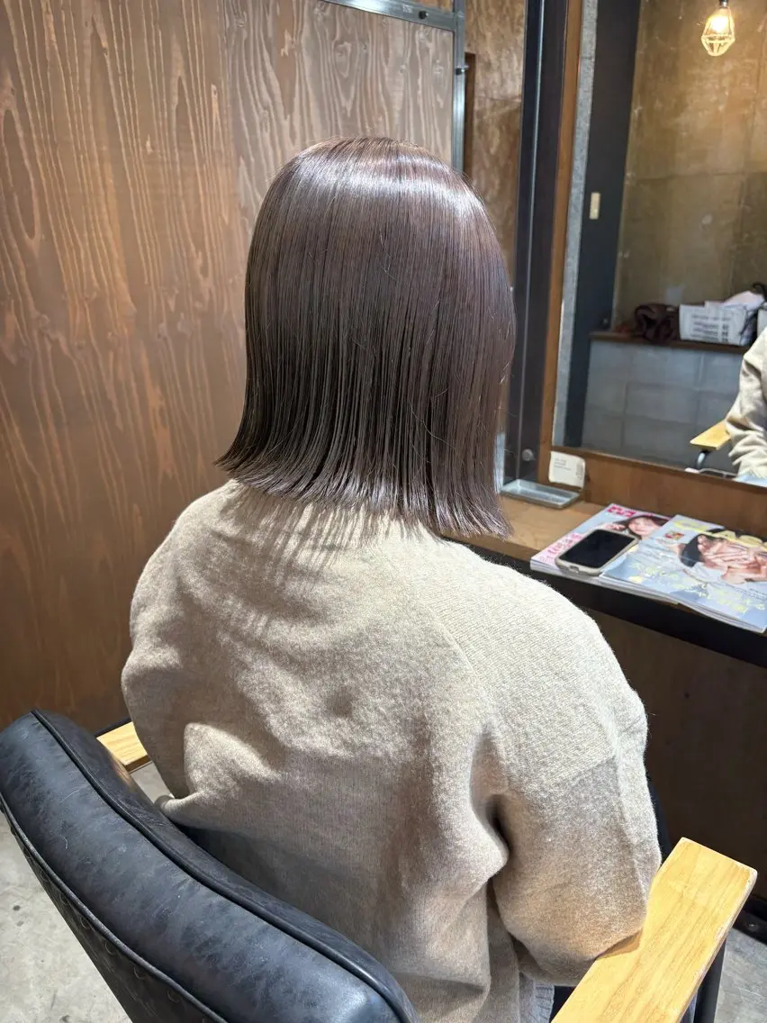 ミディアム カット pins 🦋sakiのヘアスタイル
