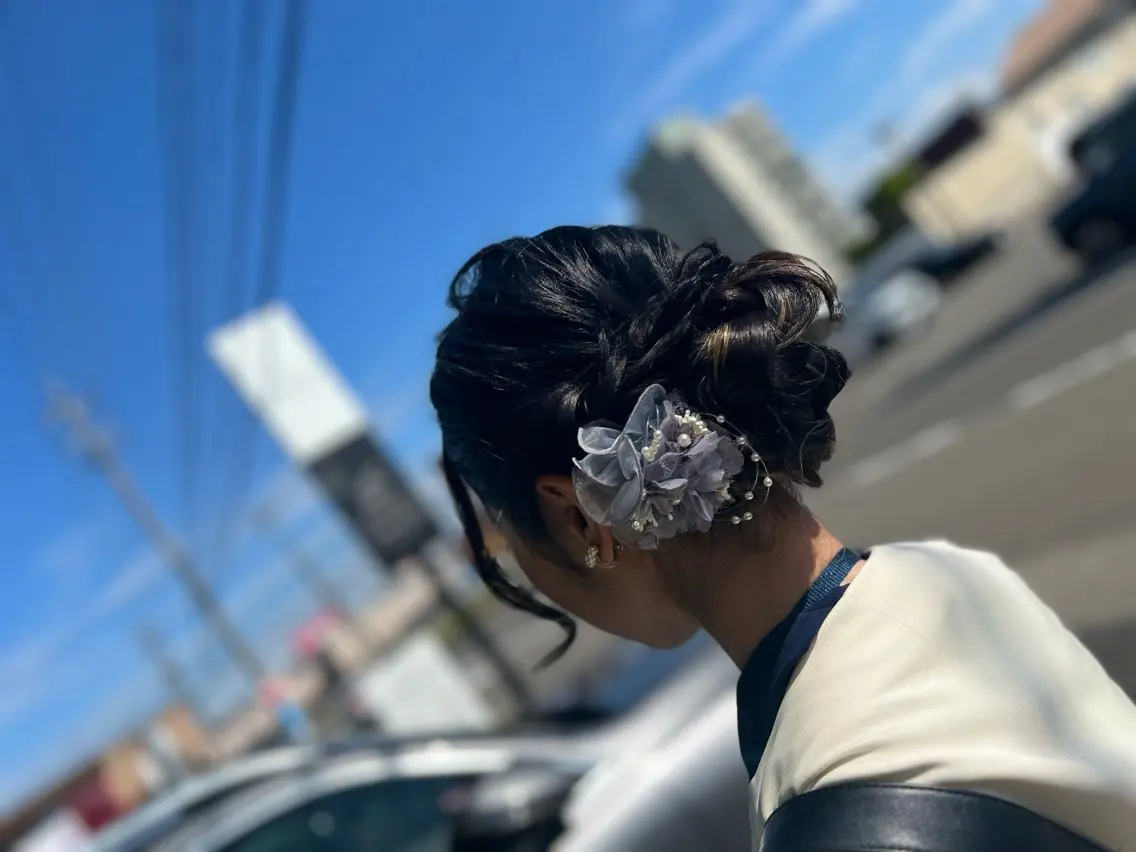 ヘアセットの写真