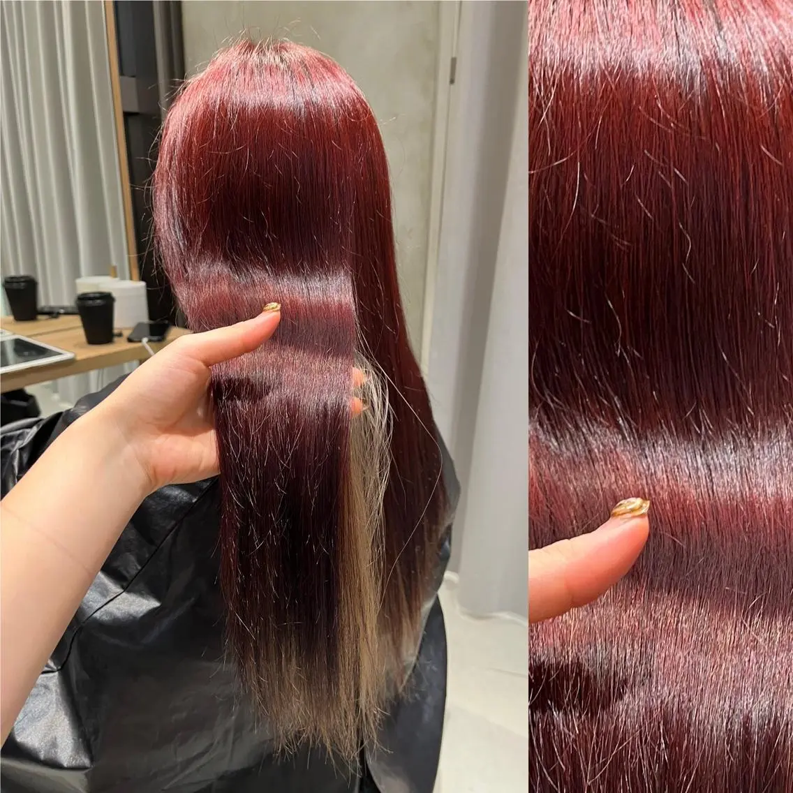 ロング カラー ヘアアレンジ 成人式 ベージュカラー ブリーチ ブラウンカラー ケアブリーチ stylist ◎RUKI.のヘアスタイル
