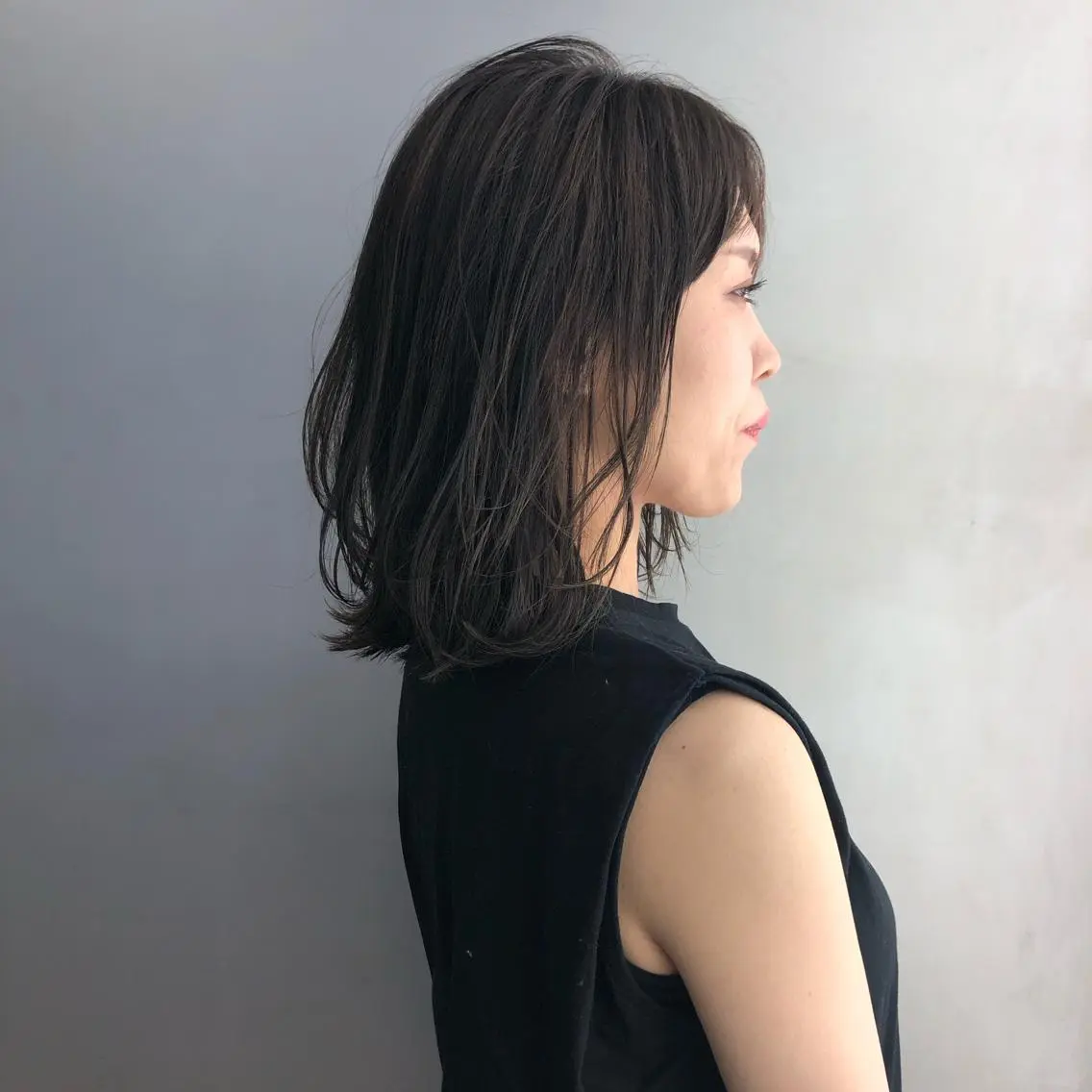 ミディアム カット ヘアカラー トリートメント モテ髪支持率NO.1 KENJIROのヘアスタイル