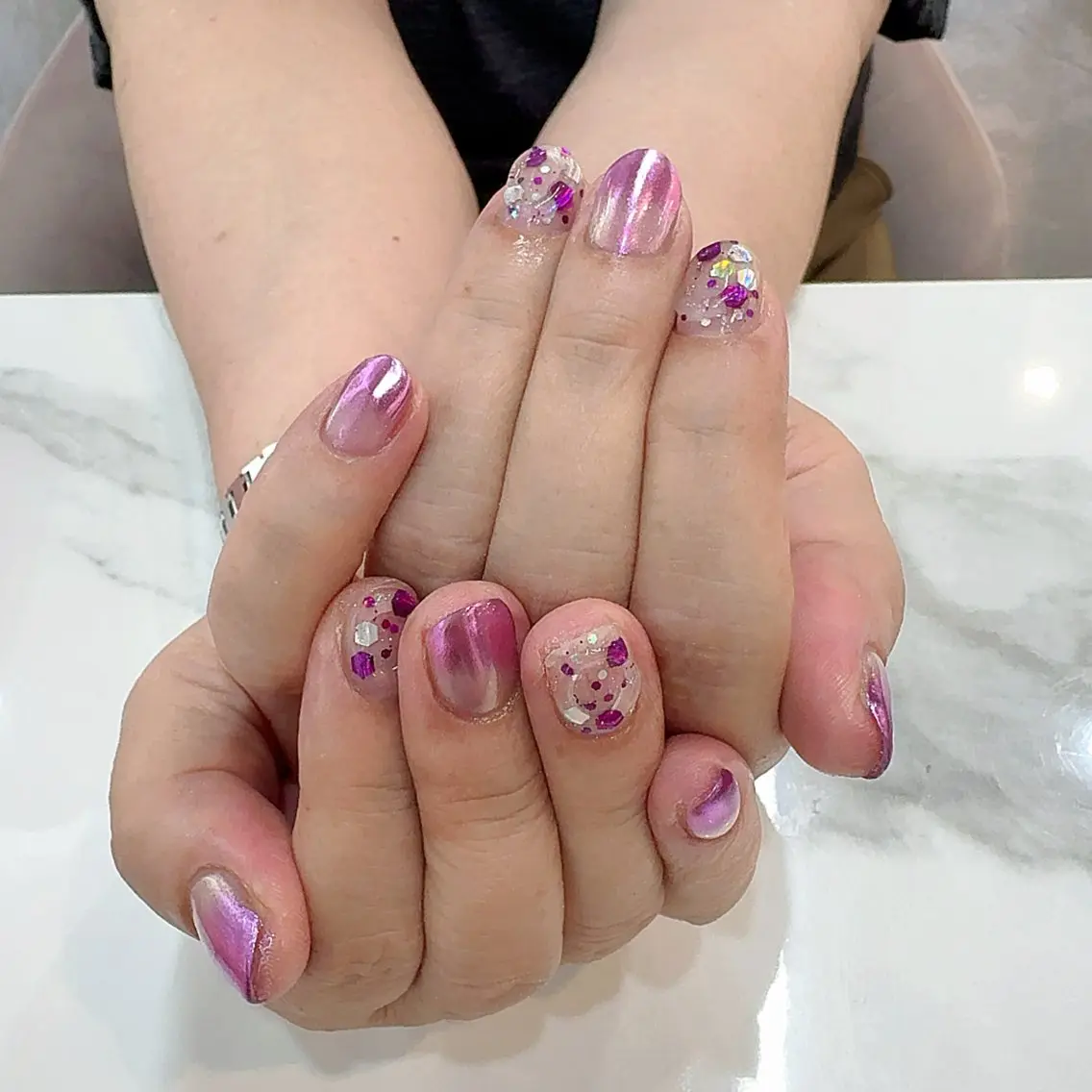 ネイル ハンドネイル あおやぎ ゆきこのネイルデザイン