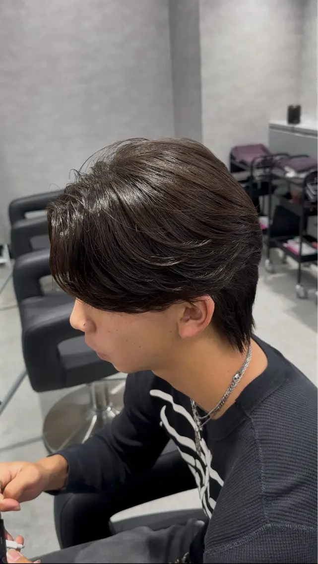 カラー ヘアアレンジ メンズ 🩵韓国スタイル特化 🩵yuuのヘアスタイル