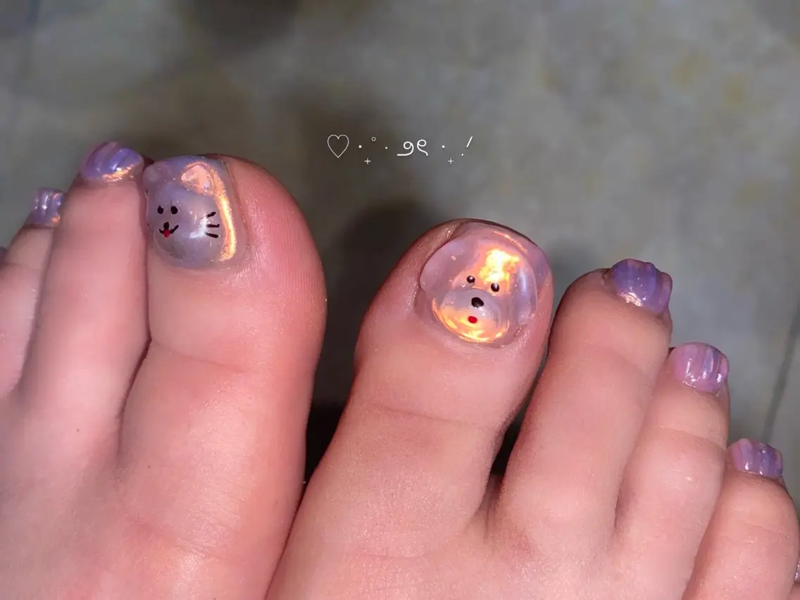 ネイル ハンドネイル フットネイル nano/きもかわ nail🐬🫧のネイルデザイン
