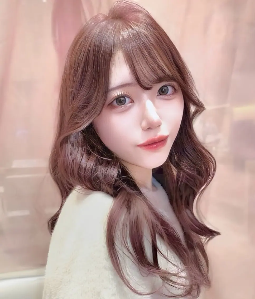 ロング カラー カット ヘアカラー トリートメント ヘッドスパ ヘアセット 韓国ヘア/レイヤー/ 顔まわり/りょーとのヘアスタイル