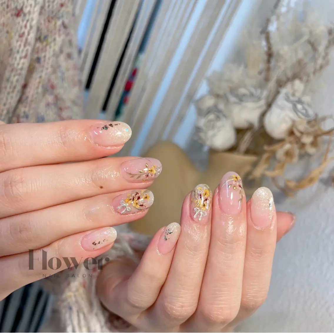 ネイル ハンドネイル Flower nailのネイルデザイン