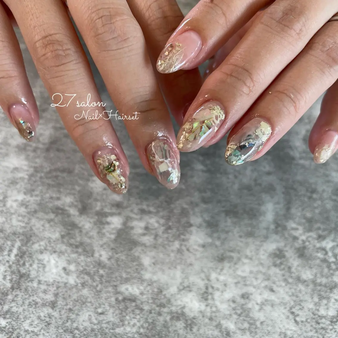 ネイル ニュアンスネイル 27salon yuinaのネイルデザイン