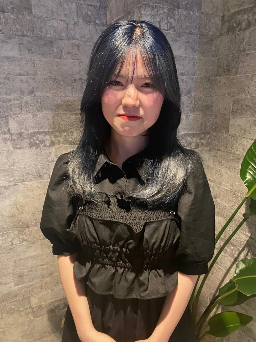 ミディアム カラー カット ヘアカラー トリートメント mai / linoah˚✧のヘアスタイル