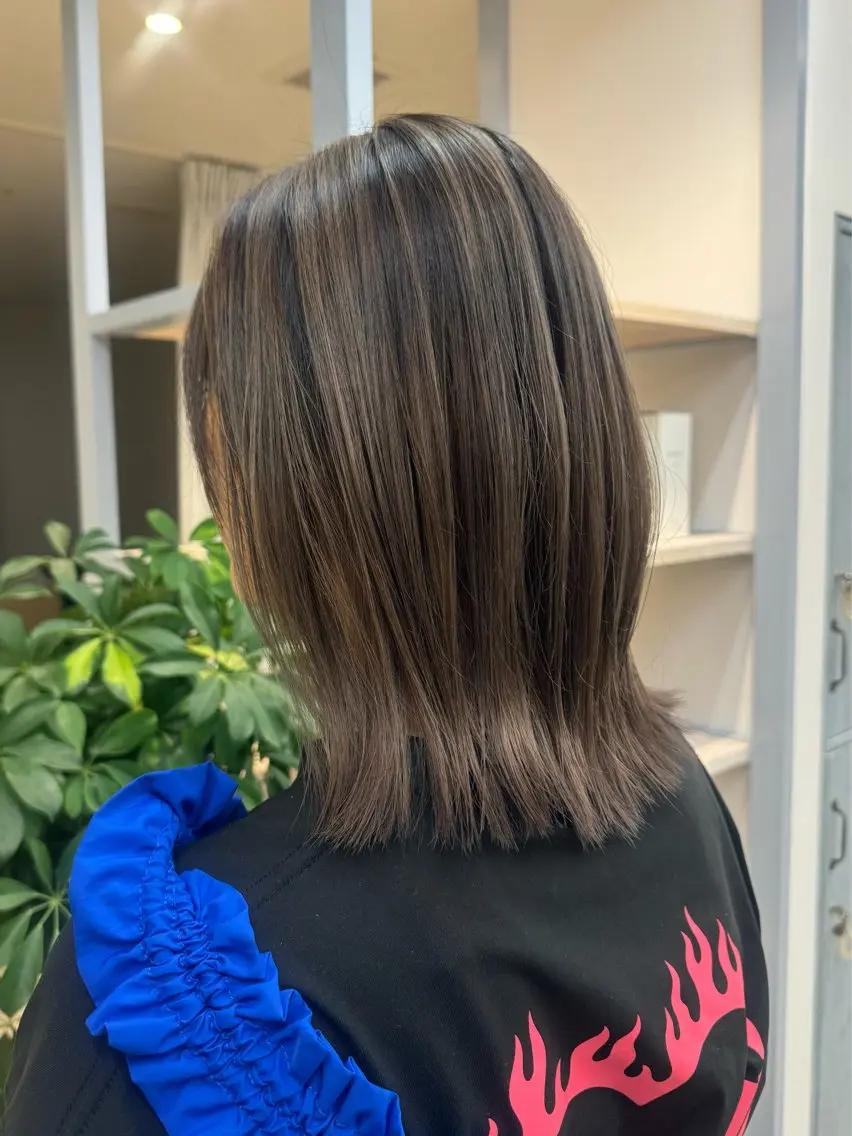 ミディアム ヘアカラー 鈴木 朔弥/一宮のヘアスタイル