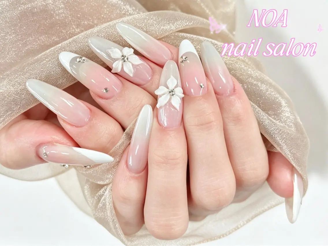 ロング ハンドネイル Noa Nail みつきのネイルデザイン