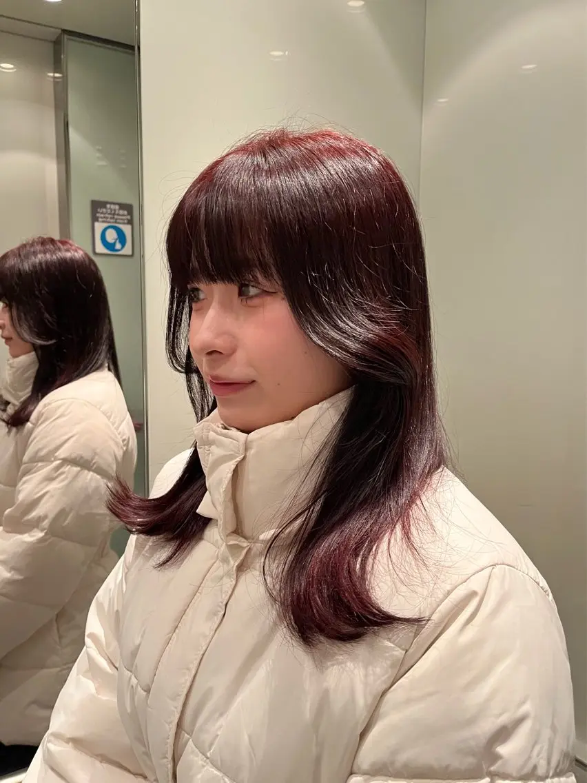 ミディアム Kaede🍁 FILMS 渋谷のヘアスタイル
