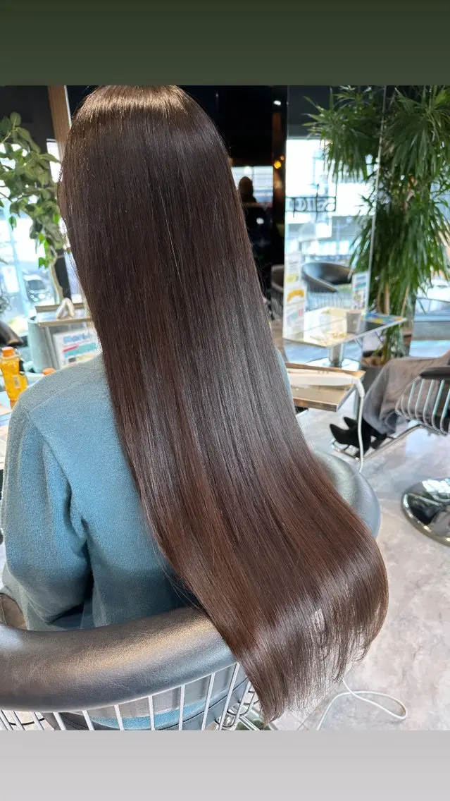 🍀ご新規様限定🍀酸性ストレート＋髪質改善酸熱トリートメント¥13640の写真