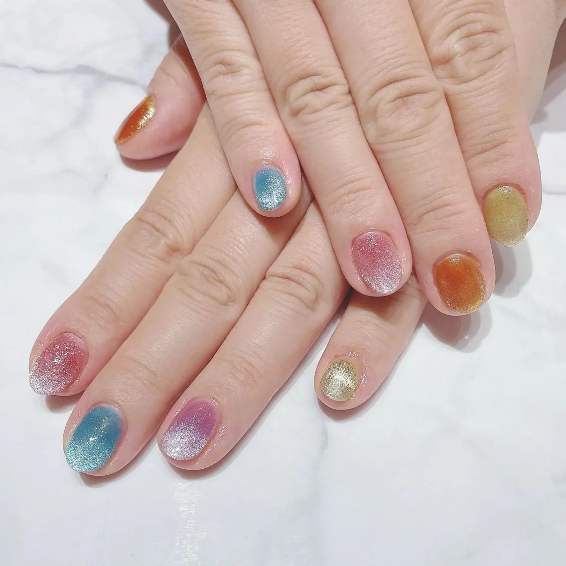 ネイル マグネットネイル ネイルサロン Belleのネイルデザイン