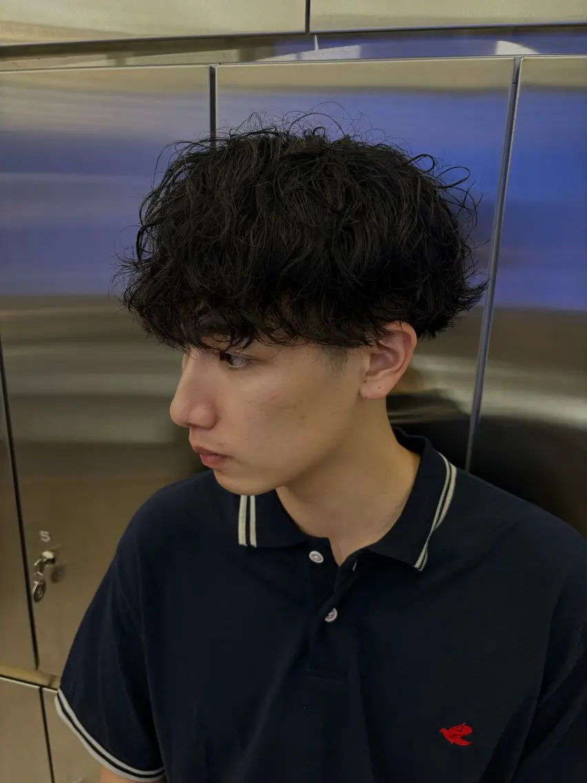 パーマ メンズ カット無料酒井 竜也のヘアスタイル
