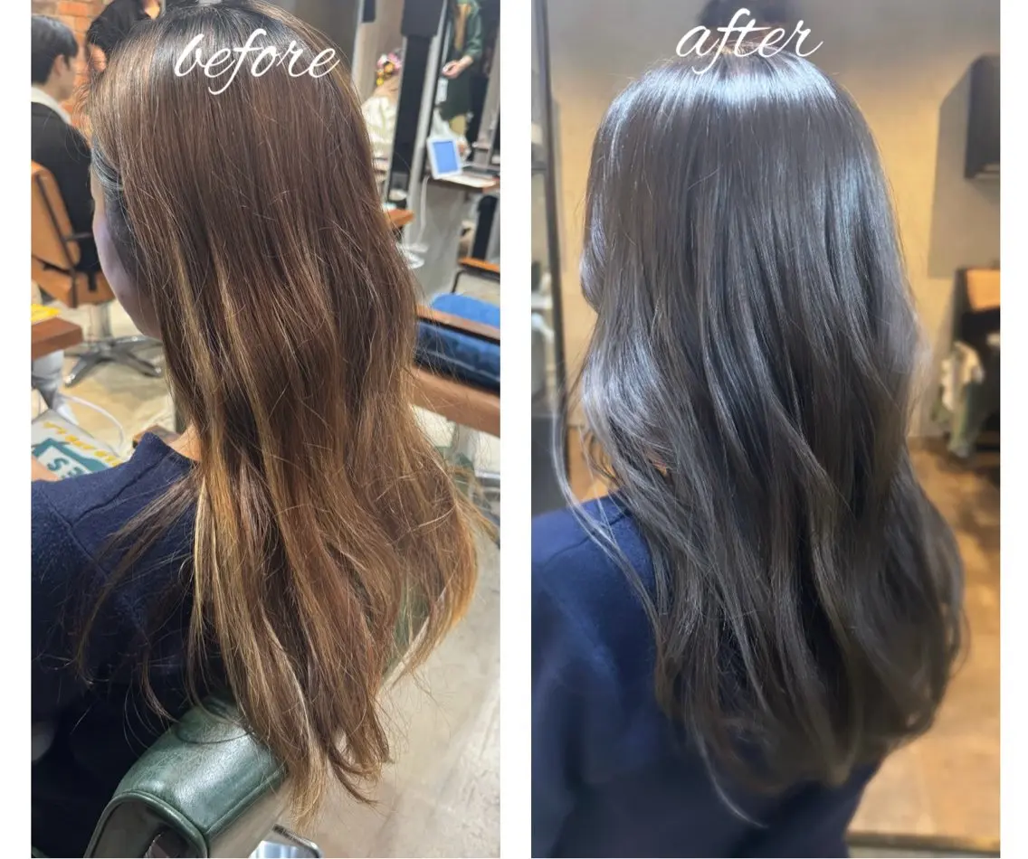 カラー 透明感カラー グレージュ 似合わせカット🍀 TAKAHASHIのヘアスタイル