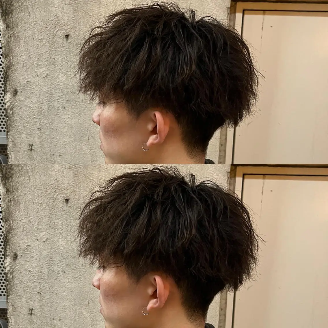 ショート パーマ メンズ カット パーマ トリートメント ヘアセット 🏆メンズヘア特化 🥇代表りんぺーのヘアスタイル