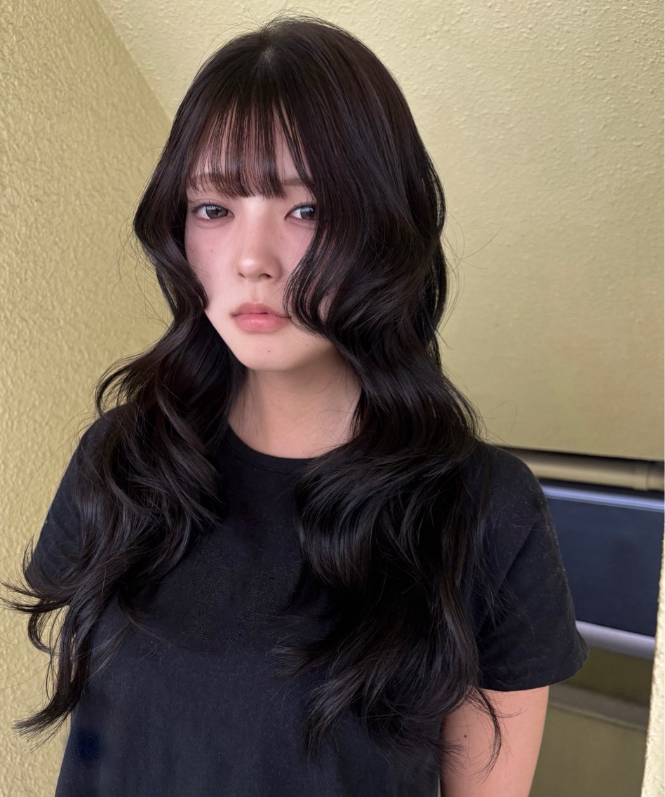 ロング カラー ヘアカラー トリートメント あやか🩰 カラーモデル/栄のヘアスタイル