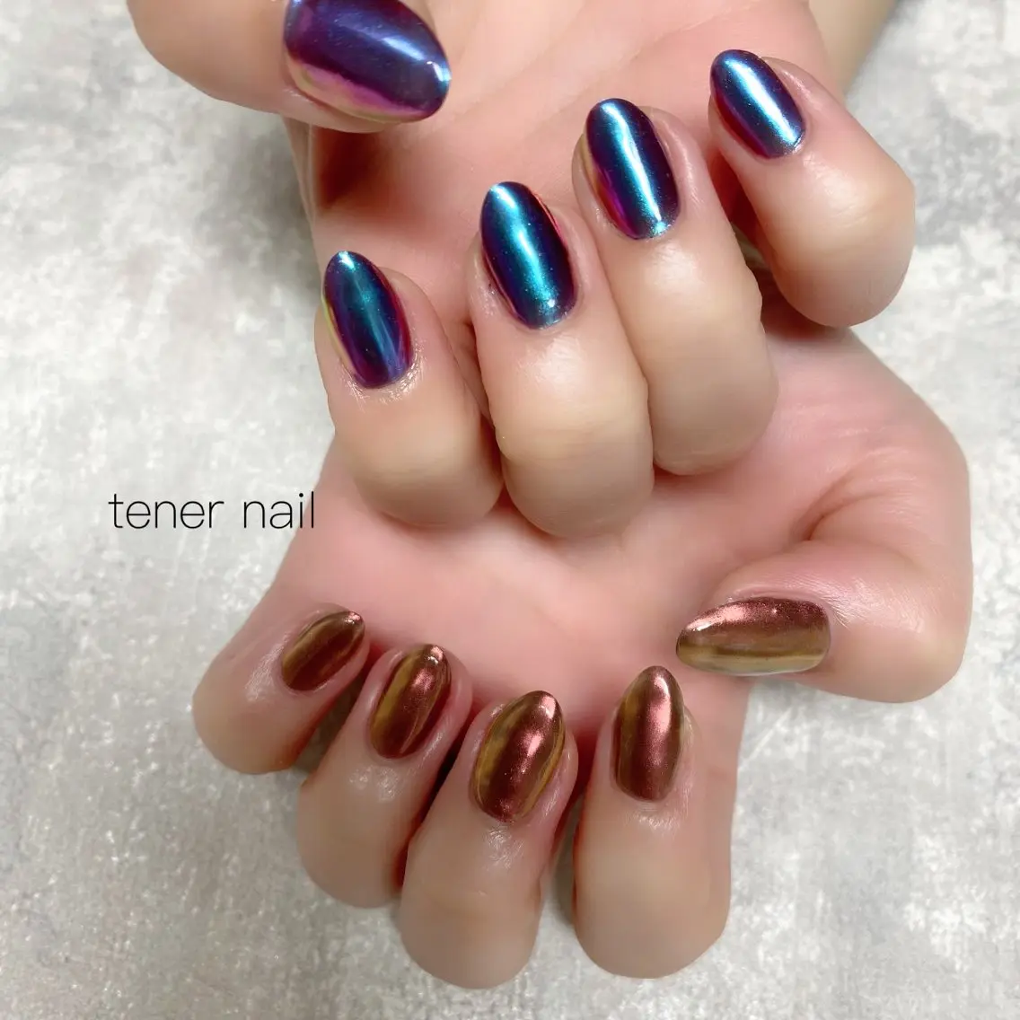 ネイル ミラーネイル テネルネイル tener nailのネイルデザイン